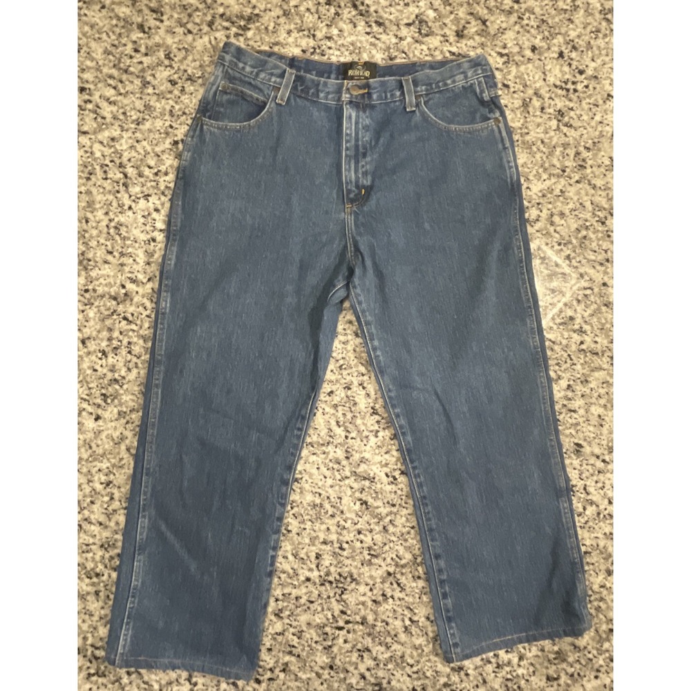 RedHead RH 101979 Mens Blue Jeans 38x30 Boot‎ Cut Denim Jeans #G026